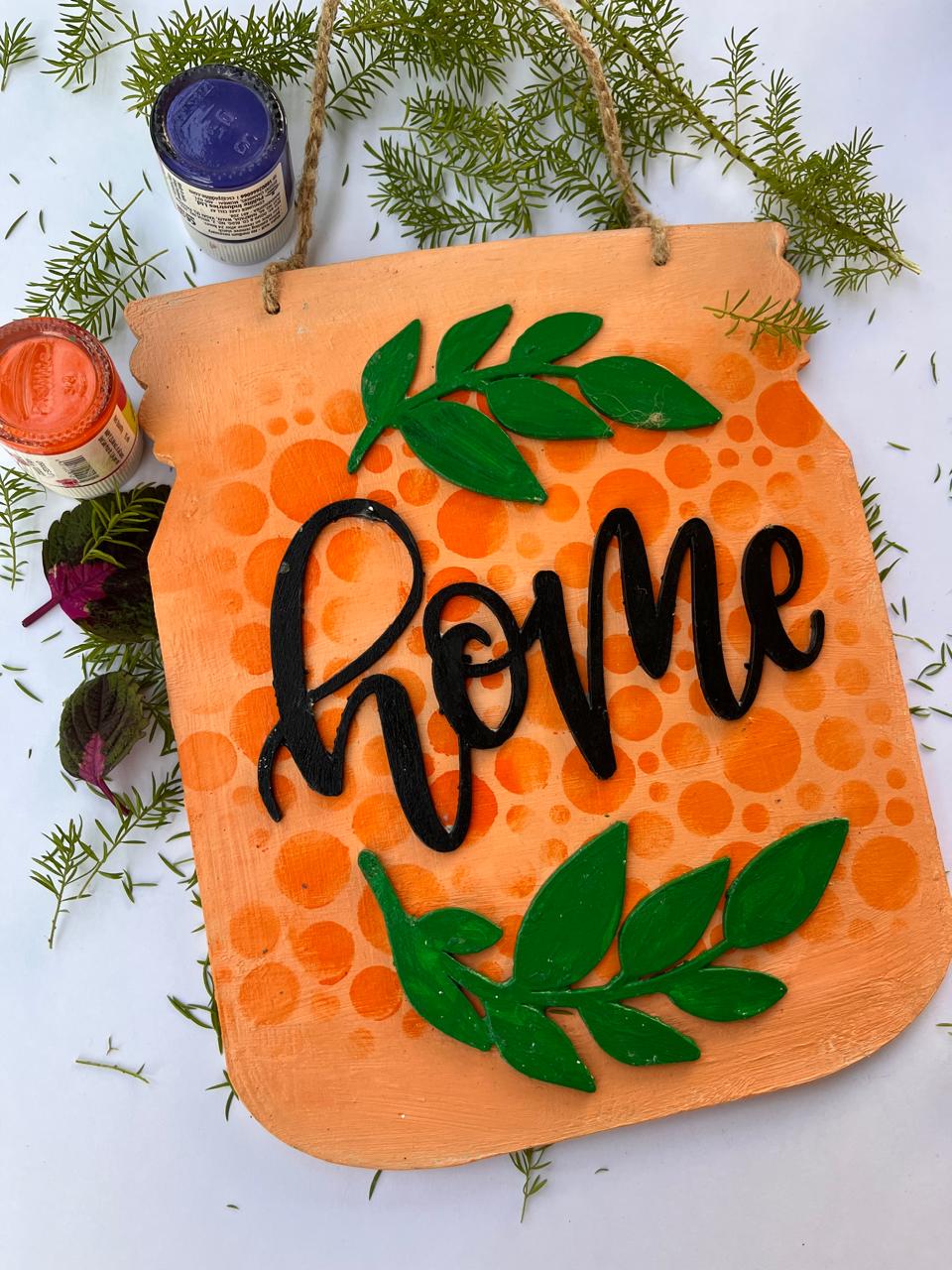 Handcrafted Wall Hanging – Nature Leaf